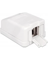 Delock Keystone Obudowa 1P Surface Box - white - nr 11