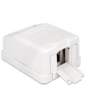 Delock Keystone Obudowa 1P Surface Box - white - nr 2