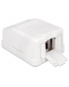 Delock Keystone Obudowa 1P Surface Box - white - nr 3