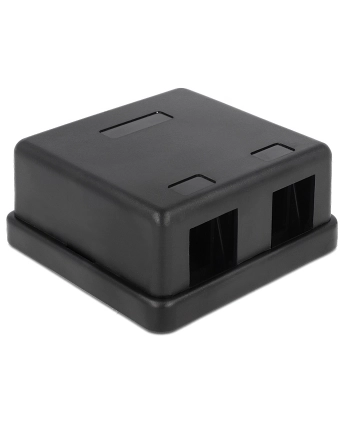 Delock Keystone Obudowa 2 Port black nr 1