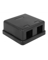 Delock Keystone Obudowa 2 Port black - nr 3