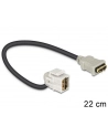 Delock Keystone Moduł HDMI blue/BU 110 stopni - z Kabel - nr 2