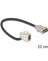Delock Keystone Moduł HDMI blue/BU 110 stopni - z Kabel - nr 5