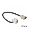 Delock Keystone Moduł HDMI blue/BU 110 stopni - z Kabel - nr 9