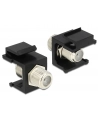 Delock Keystone Moduł F-F blue/Bu black - nr 1