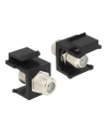 Delock Keystone Moduł F-F blue/Bu black - nr 3