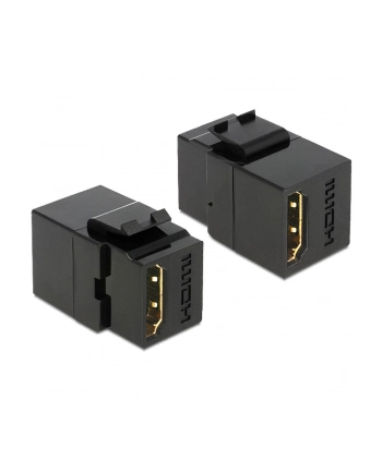 Delock Keystone Moduł HDMI-HDMI blue/Bu black nr 2
