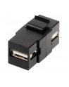 Delock Keystone Moduł USB 2.0 AA blue/Bu black - nr 10