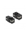 Delock Keystone Moduł USB 2.0 AA blue/Bu black - nr 11