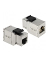 Delock Keystone RJ45 blue-Bu Cat6 metall - nr 10