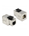 Delock Keystone RJ45 blue-Bu Cat6a metall - nr 11