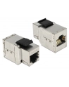 Delock Keystone RJ45 blue-Bu Cat6a metall - nr 8