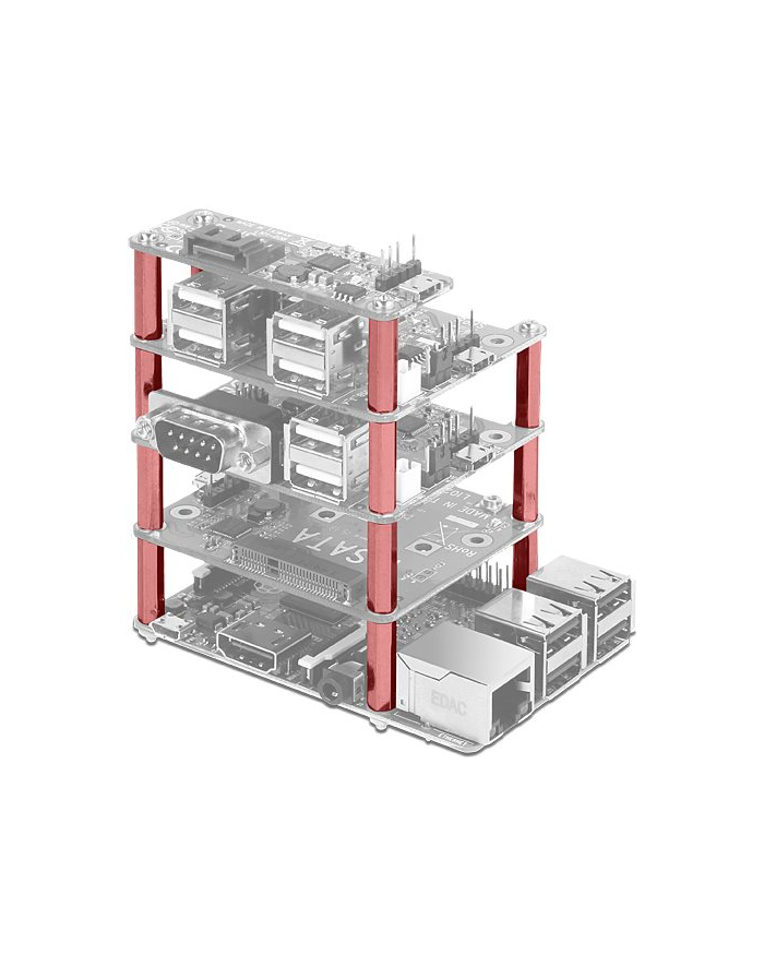 DeLOCK Raspberry Pi części do montażu 30mm główny