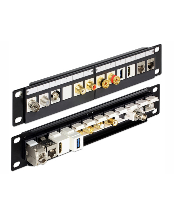 Delock Keystone Patchpanel 10 Cala 12 Port