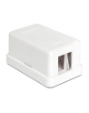 Delock Keystone Obudowa 1 Port white - nr 2