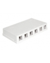 Delock Keystone Obudowa 6 Port white - nr 10