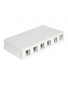 Delock Keystone Obudowa 6 Port white - nr 12