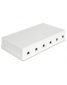 Delock Keystone Obudowa 6 Port white - nr 3