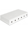 Delock Keystone Obudowa 6 Port white - nr 5