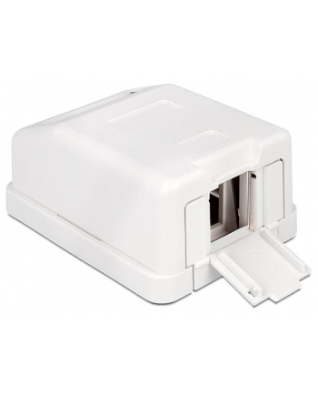 Delock Keystone Obudowa 1P Surface Box - white