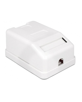 Delock Keystone Obudowa 1P Surface Box - white