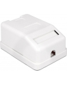 Delock Keystone Obudowa 1P Surface Box - white - nr 6