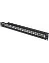 Digitus Patchp. 19 Cali 24-Port 1HE modular - do Keystone Module, RAL9005 - nr 9