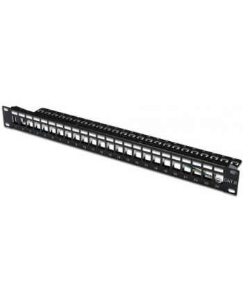 Digitus Patchp. 19 Cali 24-Port 1HE modular - do Keystone Module, RAL9005