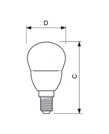 Philips CorePro LEDluster ND 5.5-40W E14 827 P45 CL