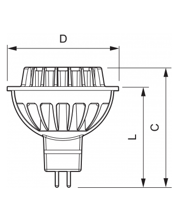 Philips Master LEDspot MR16 8W GU5.3 12V - 24° 830 3000K - przyciemialna