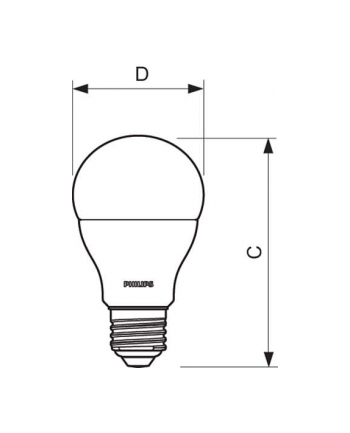 Philips CorePro LEDbulb 13,5W 827 2700K E27 - matowa