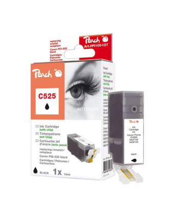 Tusz PEACH PI100-127  K Canon PGI-525BK (do Pixma IP 4850), black nr 2