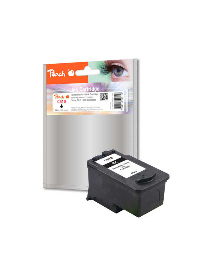 Tusz PEACH PI100-144  R Canon PG-510 (do Pixma IP 2700), black główny