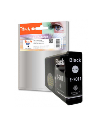 Tusz PEACH PI200-220  K Epson T7011 (do WorkForce Pro WP-415 DN), black