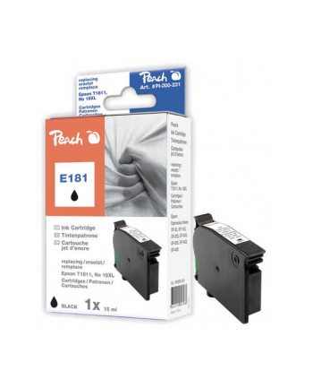 Tusz PEACH PI200-231  R Epson T1811 (do Expression Home XP-100 Series), black