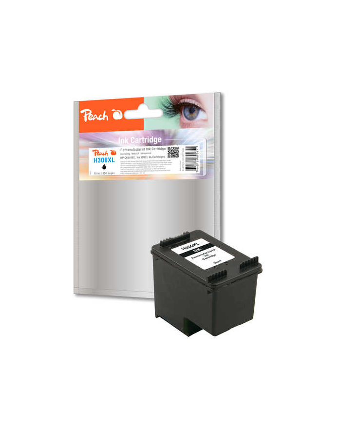 Tusz PEACH PI300-191  R HP CC641EE, No. 300XL (do DJ D 1600 Series), black główny