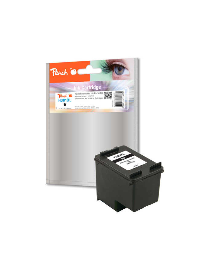 Tusz PEACH PI300-282  R HP CH563EE, No. 301XL (do DJ 1000), black główny