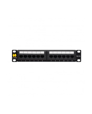 Netrack patchpanel 10'', 12 - portów kat. 5e UTP LSA, bez wspornika nr 1