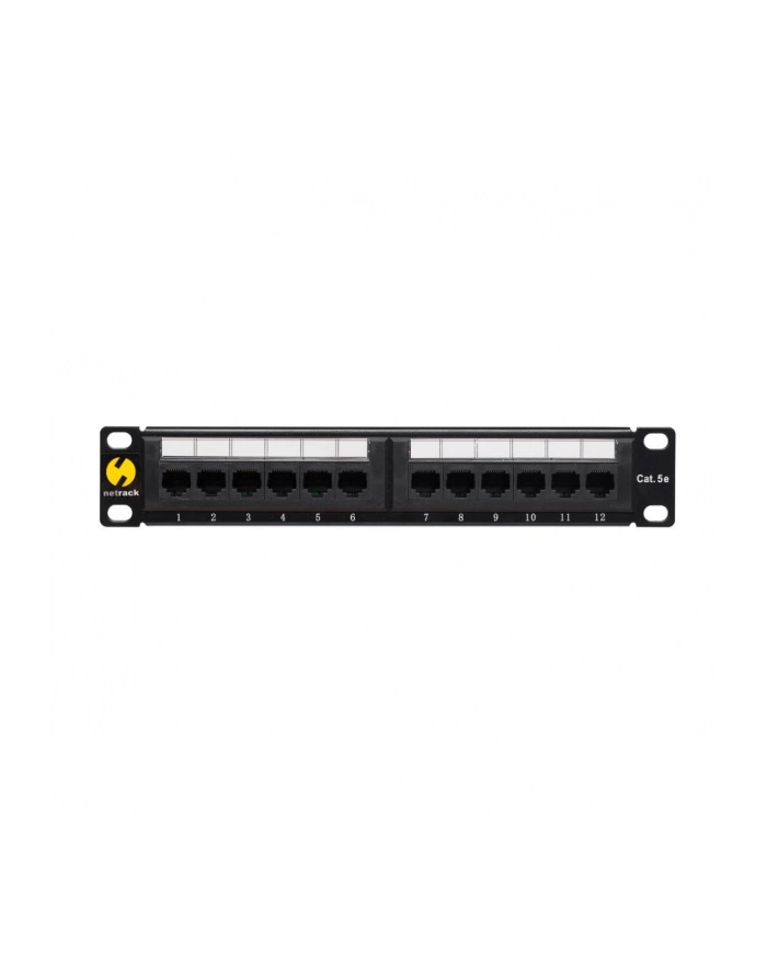 Netrack patchpanel 10'', 12 - portów kat. 5e UTP LSA, bez wspornika główny