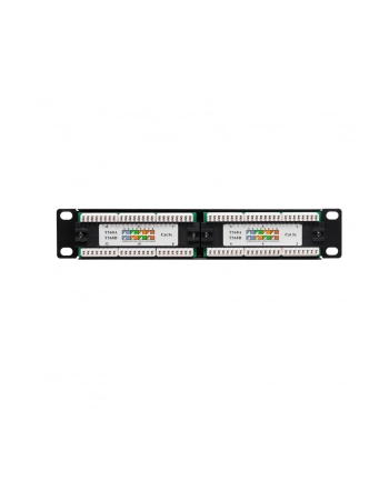 Netrack patchpanel 10'', 12 - portów kat. 5e UTP LSA, bez wspornika nr 2