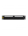 Netrack patchpanel 10'', 12 - portów kat. 6 UTP, bez wspornika - nr 11