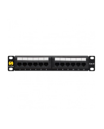 Netrack patchpanel 10'', 12 - portów kat. 6 UTP, bez wspornika nr 1