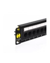Netrack patchpanel 10'', 12 - portów kat. 6 UTP, bez wspornika - nr 6