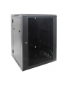Intellinet Network Solutions Intellinet Szafka wisząca 19'' 15U/550 mm szklane drzwi dwusekcyjna czarna - nr 2