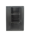Intellinet Network Solutions Intellinet Szafka wisząca 19'' 15U/550 mm szklane drzwi dwusekcyjna czarna - nr 4