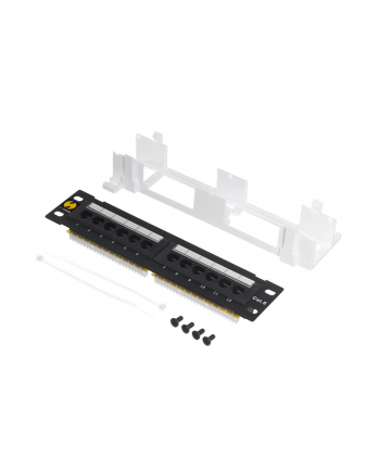 Netrack patchpanel naścienny 10'', 12 - portów kat. 6 UTP LSA, ze wspornikiem