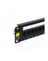 Netrack patchpanel 10'', 12 - portów kat. 6 UTP, bez wspornika - nr 1