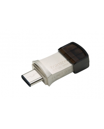 Flashdrive Transcend 64GB JetFlash 890, Silver Plating USB 3.1 Type C
