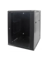 Intellinet Network Solutions Intellinet Szafka wisząca 19'' 15U/550 mm szklane drzwi dwusekcyjna czarna - nr 1