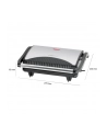 Grill elektryczny Clatronic MG 3519 (700W stołowy-zamykany  czarno-srebrny) - nr 4